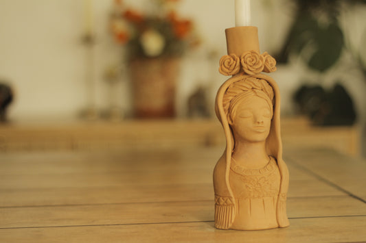 Sara Rebozo Candleholder