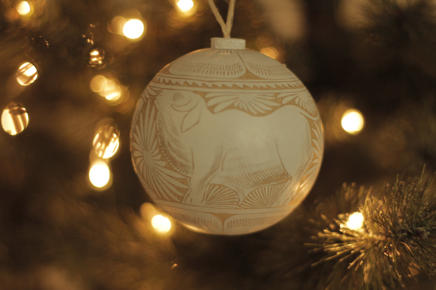 Hand Carved Jicara Ornaments | Torito