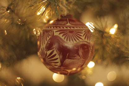 Hand Carved Jicara Ornaments | Burrito