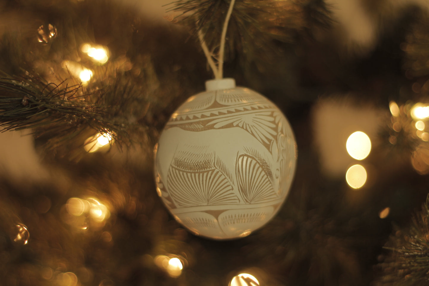 Hand Carved Jicara Ornaments | Venadito