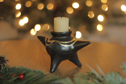 Pinata Candleholder Gold Detail